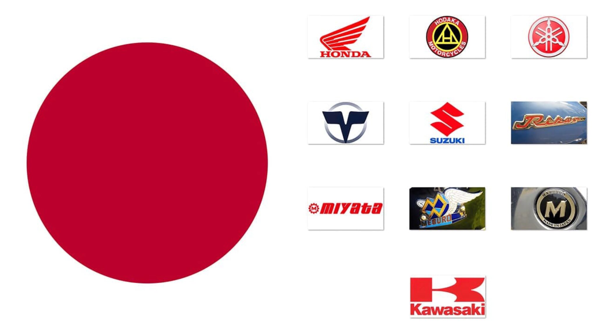 Vier Grote Japanse Motormerken Met Prijzen